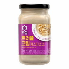 백설 트러플크림파스타소스 355G, (상온) 백설 트러플크림 파스타소스 355g x  7개, 5개