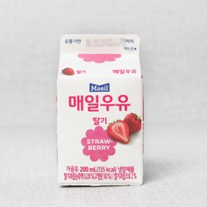 [메가마트]매일 딸기우유 200ml, 1개