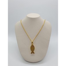 순금물고기목걸이