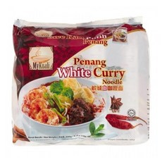 페낭 화이트 커리 라면 My Kuali Penang White Curry Noodle( 110gx4팩) x 2개, 8개