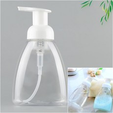 폼클렌저 소분공병 리필용 투명케이스 거품펌프용기 300ML, 1개