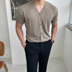 남자브이넥니트