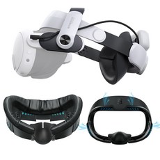 메타퀘스트3 BOBOVR M3 PRO 배터리 헤드스트랩 AMVR 안면환기커버 번들 악세사리, 1개, M3 PRO+AMVR 메타3 안면폼