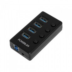 파워랜 USB3.0 허브 4포트 무전원 PL-UH304, POWERLAN