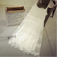 레이스원피스속치마