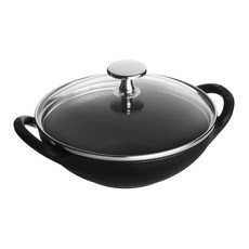 미국발송 스타우브 무쇠 베이비 웍 0.5 Quart 블랙매트 컬러 STAUB Cast Iron Baby Wok Black Matte