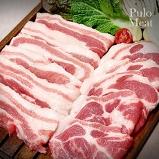 [풀로미트] 한돈 1등급 냉장 삼겹살 500g+목살 500g, 1개