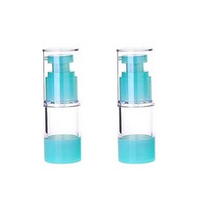 EOM 2Pcs 플라스틱 에어리스 펌프 병-휴대용 빈 리필 가능 화장품 메이크업 크림 로션 세면 용품 액체 샘플 포장 보관 용기 바이알 포트 ( - E079007GRVF1XZ0, 기본