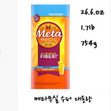 메타 무실 [무설탕 ]메타무실 천연 식이섬유.Metamucil Fiber Supplement, 1개, 1