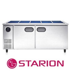 절전형 스타리온 업소용 LG 반찬냉장고 SR-V18BARC 1800 김밥 토핑 찬밧드 보급형