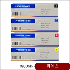 DM 호환토너 교체용 오키 C9650dn 4색세트 C9650dtn 42918919 akjr