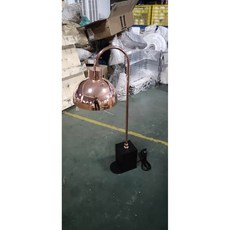 워머 스탠드형 튀김 할로겐 레스토랑 온열 뷔페 조명 외식, 로즈골드 리틀 블랙
