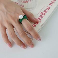 진주포인트반지