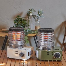 신일 캠핑 가스히터 부탄가스난로 휴대용난로 SCG-GA1350, 아이보리