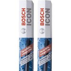 BOSCH 24A20A 아이콘 빔 와이퍼 블레이드 - 운전석 및 조수석 측 2개 세트24A 20A, Front (24A & 20A), ICON Combo Pack (Front)