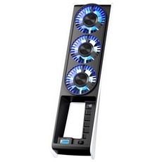 이이네 PS5 Slim용 스마트 온도 제어 냉각팬 발열방지 드라이브/디지털 모델 겸용 플스5 슬림 쿨러 쿨링팬, PS5 Slim쿨링팬, 1개