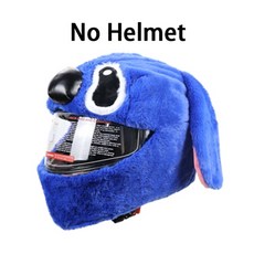 오토바이 용품 헬멧 모자 크리스마스 모자 선물 커버 재미 있은 헤드 미친 케이스 충돌 야외 개인화 된 전체 헬멧, M, 스티치 블루