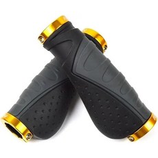 알루미늄 합금 자전거 핸들 바 그립 라이딩 바이스 장비 산악 액세서리, Gray-Yellow, 5) Gray-Yellow, 1개