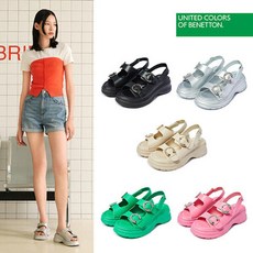 24SS 베네통 크리스탈 쥬얼 샌들
