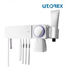 유토렉스 퍼펙트케어 UV 히팅 건조 듀얼 칫솔살균기 화이트 UTC-59UVW
