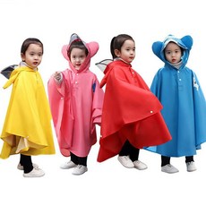 Q1022713 유아 키즈 망또 비옷 바람막이 레인코트 캐릭터 후드 등원룩 사은품증정