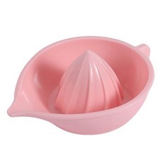 수동 레몬 압착기 휴대용 과일 야채 쵸퍼 분쇄기 식품 가공 실리콘 주방 미니 블렌더 시트러스 오렌지 주스, 1) Pink