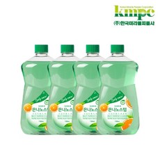 [쇼핑엔티] [알뜰리필세트] 은나노스텝 시즌3 다용도 1100ml 4개, 없음, 1L
