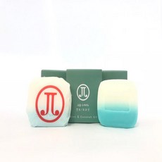 정준산업 천연수제비누 민트코코넛 때르메스 떼르메스 때르미스, 1개, 110g