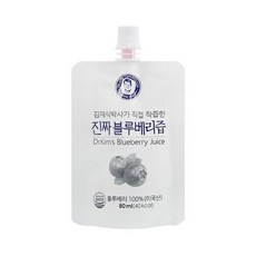 김재식 헬스푸드 김재식 진짜 블루베리즙 80ml