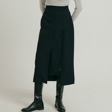 아워코모스 comos 758 unbalance pleats skirt (2colors) - 아워코모스