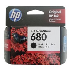 HP No.680 정품잉크, 검정, 480매