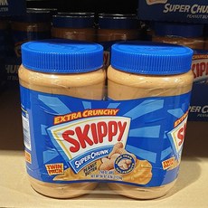 스키피 크런치 땅콩버터 1.36kg X 2입, Peanut 2P, 단일상품