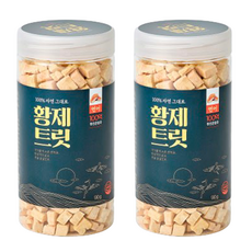 황제트릿 반려동물 동결건조 간식, 2개, 90g, 유산균 연어 - 황제트릿