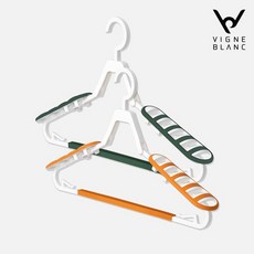 빈블랑 오테 옷걸이 1세트(30개)+논슬립패드 10P, 혼합(딥오렌지+딥그린), 1개