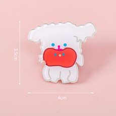 유니크몰 캐릭터 슈즈 고정버클 크룩스 입체 큐트 독창적 꽃봉우리 애니메이션 INS 화이트신발