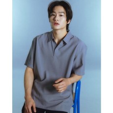 폴햄 POLHAM 남성 여름 쿨링 풀오버 반팔 셔츠 PHE2WC1842 294134