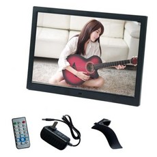 디지털 액자 앨범 HBCBX154 인치 사진 프레임 USB SD 카드 이미지 음악 비디오 풍경 및 세로 광고 기계 지원, 6) Black - 미국 플러그, 6) Black 미국 플러그