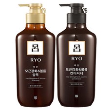 려 흑운 모근강화 볼륨 샴푸+컨디셔너 550ml /린스