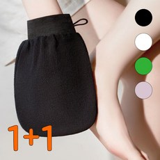 캉스앤코 샤워장갑 샤워타올 때타올 때밀이 때장갑, 1개, 2개입, 그린