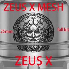 Zeus-x zeus x 메쉬 코튼 3.5ml 4.5ml 25mm yftk ka v8 V9 bskr v2 V3 B3 데드 래빗 사이렌 v4 2 kayfun 탱크 가구 액세서리, [03] full kit, [03] zeus x rta ss