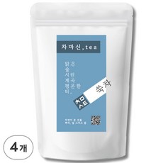차마신티 쑥차 원물 100% 저온가공 친환경 PLA 삼각티백, 4개, 1g, 50개입