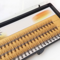 속눈썹 연장 자연 두꺼운 딥 블랙 가짜 속눈썹 이식 메이크업 전문 사용 가짜 속눈썹 자연 곱슬 속눈썹, C, 0.10mm, 11mm