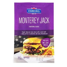 몬트레이잭 치즈 슬라이스 150g, 1개