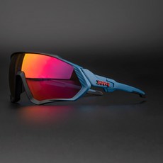 Kapvoe 남성용 광변색 사이클링 안경 자전거 선글라스 스포츠 MTB 라이딩 보호 UV400, 21 15_03 1lens, 1개