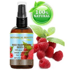 Botanical Beauty Red Raspberry Seed Oil 보테니컬 뷰티 레드 라즈베리 씨드 오일 4oz(120ml), 단일상품