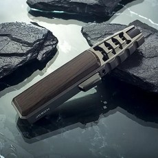 JOBON 금속 야외 방풍 터빈 토치 대형 화재 스프레이건 블루 플레임 부탄 에어 라이터 주방 바베큐 주얼리 용접, 01 ZB588-Wood, 1개