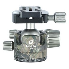 MI_8A LEOFOTO LH-40 카모 40mm 로우 프로파일 볼 헤드 Arc 6C9D 삼각대, mi_ 본상품선택
