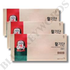 정관장 활기단 3.75g x 30환 x 3박스 3개월분, 3개, 112.5g