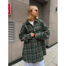 여성용 빈티지 루즈 격자 무늬 셔츠 라펠 긴팔 오피스 레이디 블라우스 상의 여성 의류 가을 패션