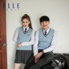 [ELLE] 클래식 정장 스타일 슬림 스판 교복 셔츠/블라우스 1+1